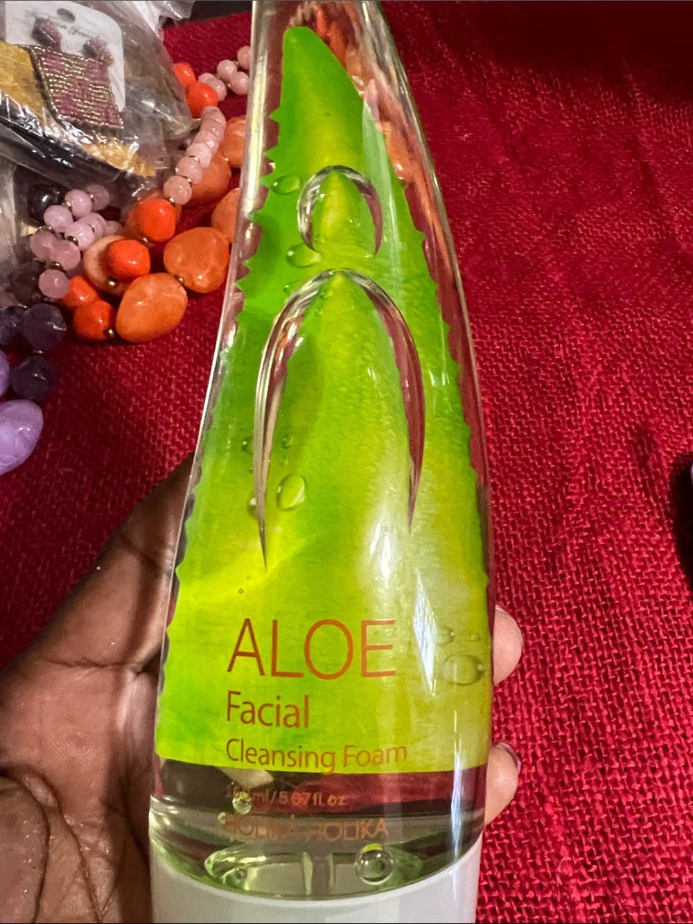 Aloe Facial Cleansing Foam - Green - Unbranded